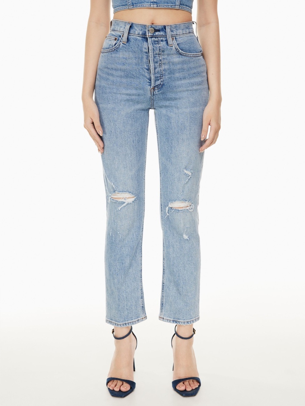 Aritzia Denim Forum Arlo HR Straight Jean